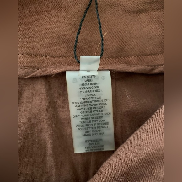 Elie Tahari Linen Blend Wide Leg Pants - Picture 14 of 17